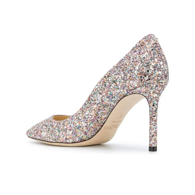 Jimmy Choo ROMY Slim Heel High Heels Women's Multicolor-2