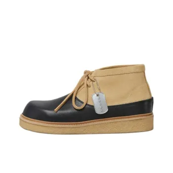 MARNI Round Toe Panelled Boots