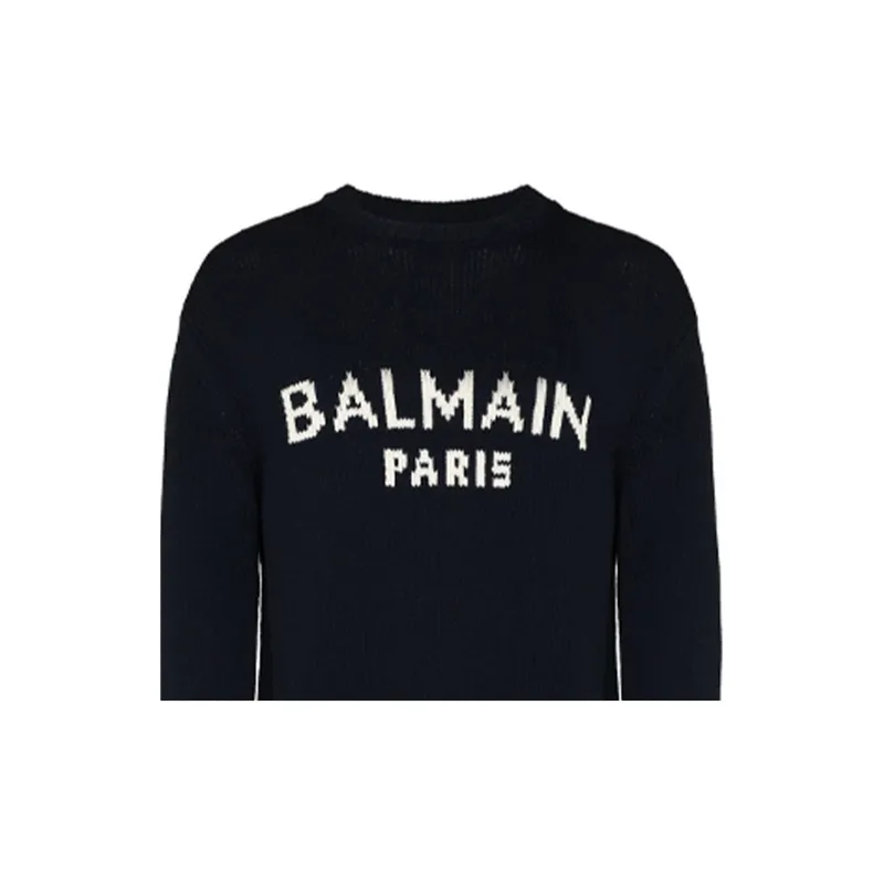 BALMAIN Sweaters Men Dark Blue-4