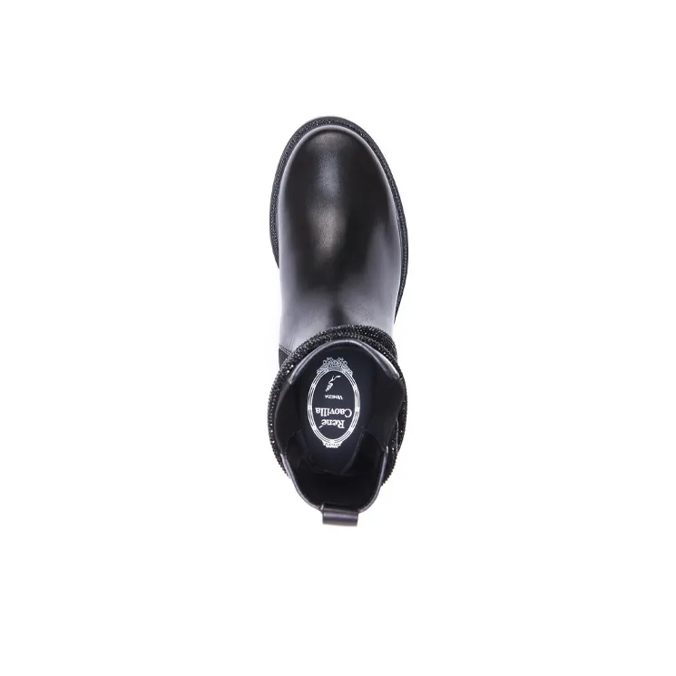 René Caovilla Wrap-around Leather Boots-4