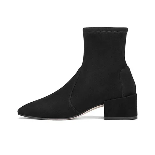 Stuart Weitzman/SW Ankle Boots 4cm Women's Black