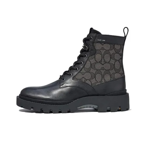 COACH CitySole Ankle Boots Men's Black