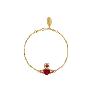 Vivienne Westwood Brass Bracelets Women's Gold/Red