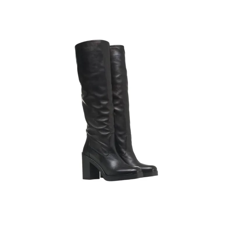Stuart Weitzman/SW Bethenny Knee high Boots 8cm Women's Black-3