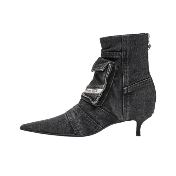 DIESEL D-Venus-Cargo Ankle Boots Women's Black