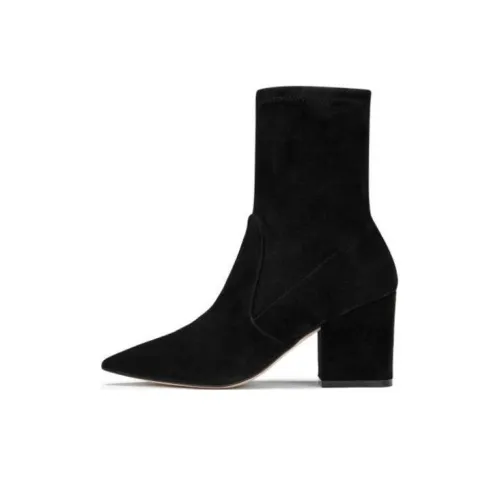 Stuart Weitzman/SW Ankle Boots Women's Frosted Black