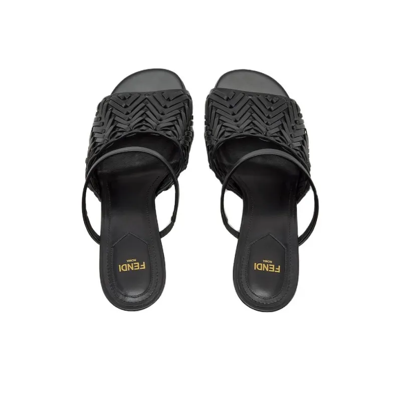 FENDI First 95mm Leather Sandals-3