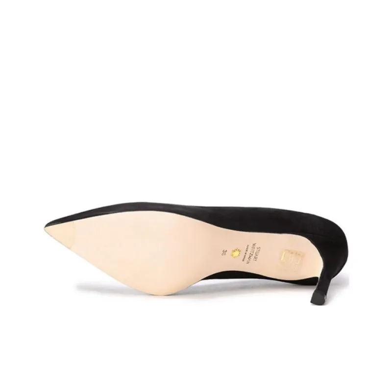 Stuart Weitzman/SW Slim Heel High Heels 7cm Women's Black-5