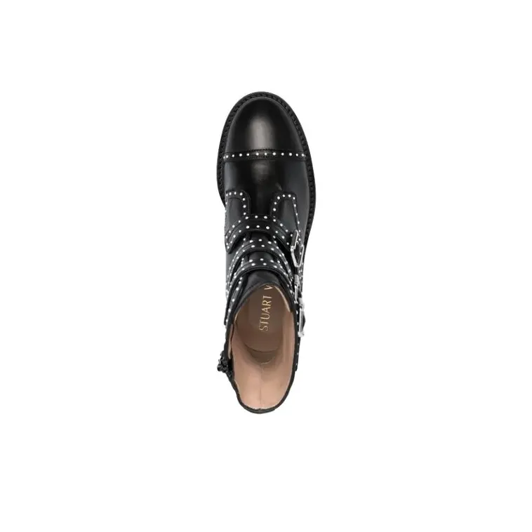 stuart weitzman Jesse Lift Studded Boots-4