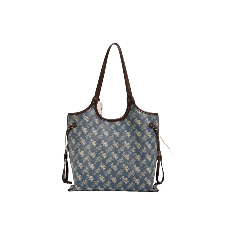 PAYOT Microfiber Synthetic Leather One Shoulder Handbags Regular Women's Blue-2
