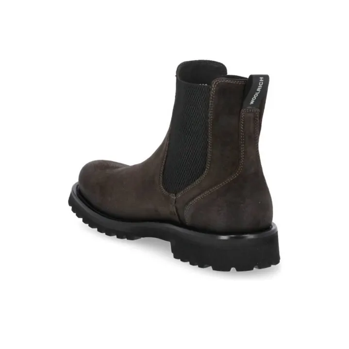 WOOLRICH Ankle-Length Chelsea Boots Men's Dark Brown-2