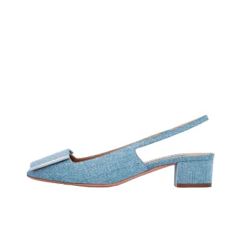 AQUAZZURA Shibuya 35mm Denim Pumps