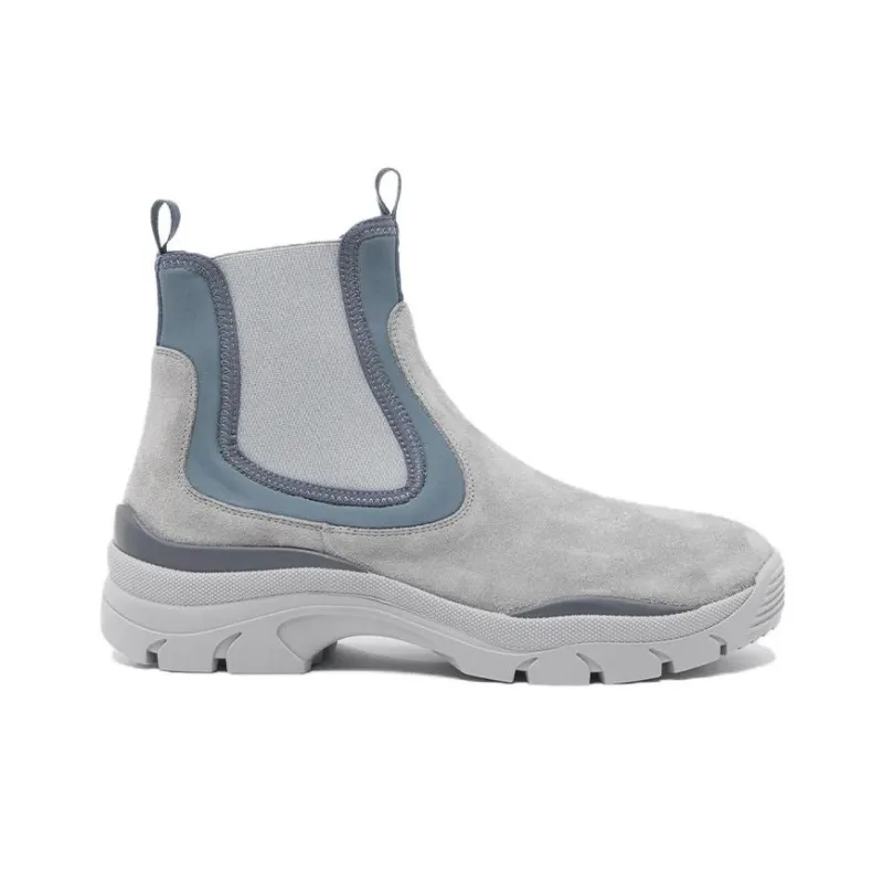 John Elliott Short Chelsea Boots Men's Gray-1
