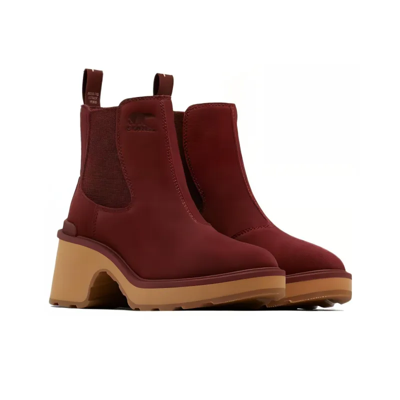 SOREL Short Chelsea Boots Women's Deep Red-2