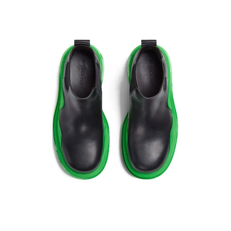 Bottega Veneta Tire Boot Mid Black Grass-2