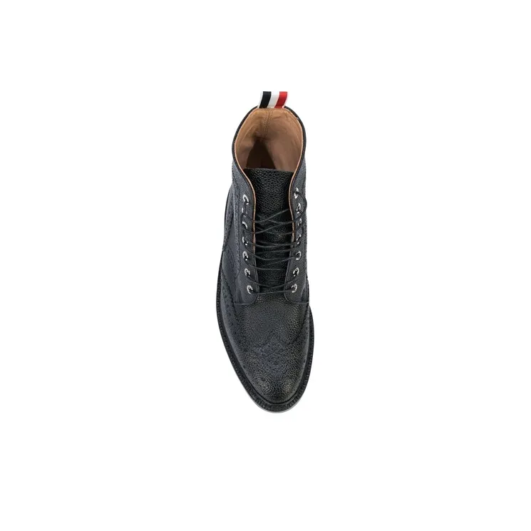 THOM BROWNE Wingtip Brogue Boots-4