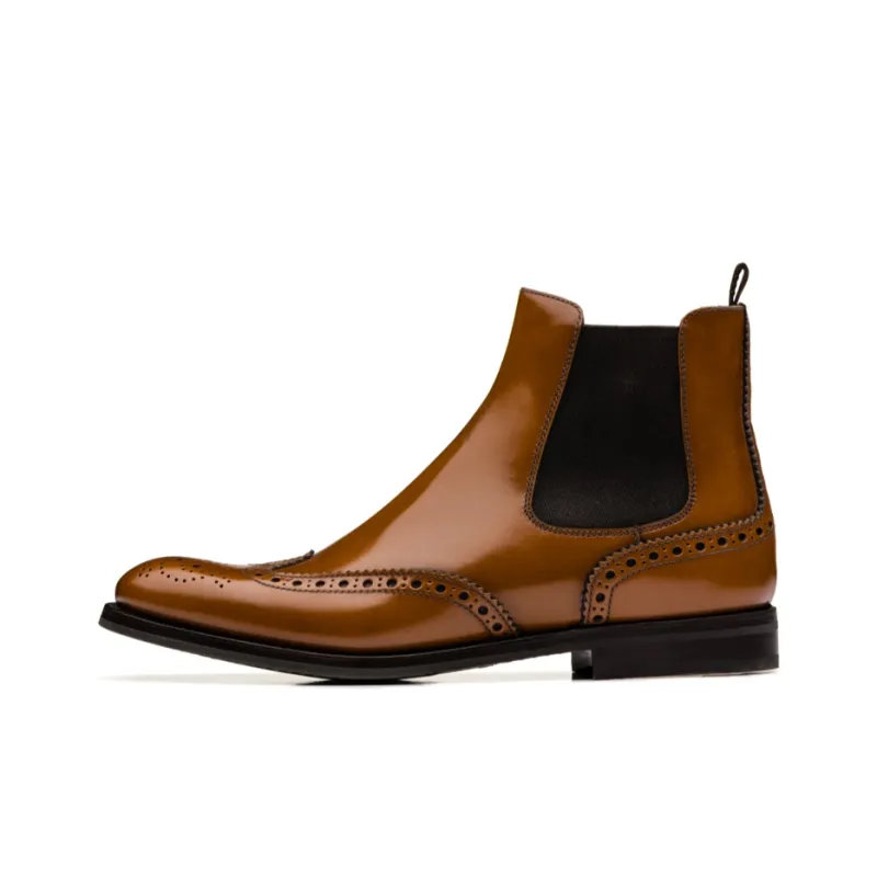 CHURCH'S Ankle Length Chelsea Boots Women's Brown-0