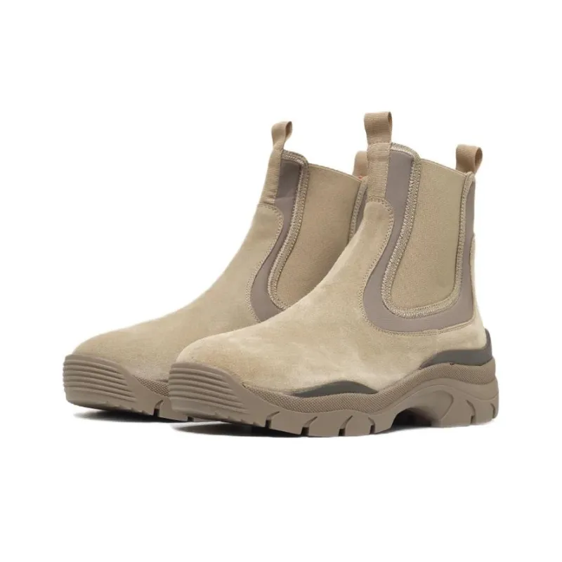 John Elliott Short Chelsea Boots Men's Gray-2