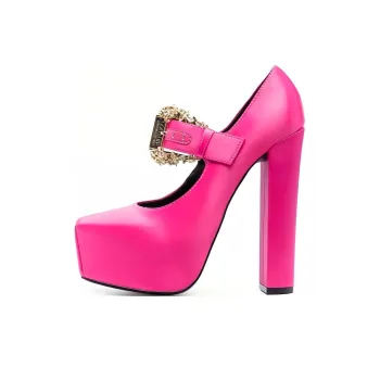 VERSACE JEANS Couture Hurley 150mm Satin Platform Pumps