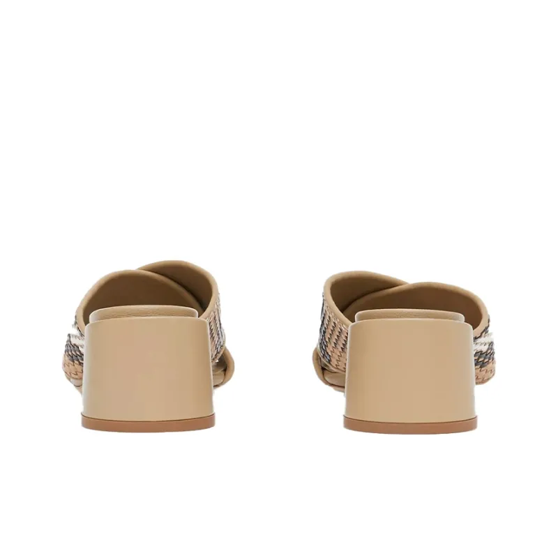 Burberry Vintage Block Heel High Heels Women's-4
