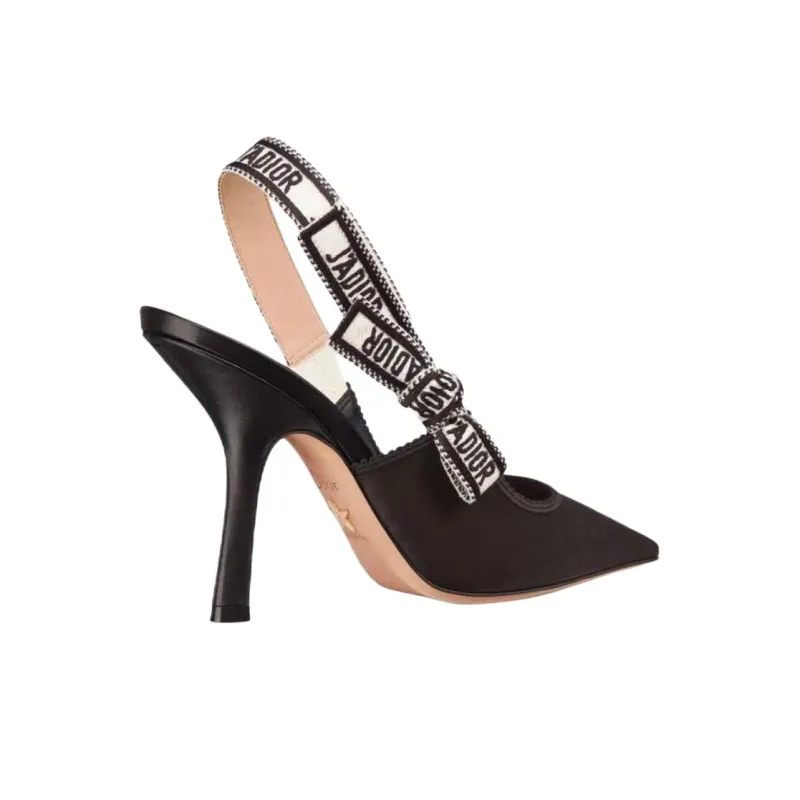 DIOR J'Adior Slim Heel High Heels Women's Black-3