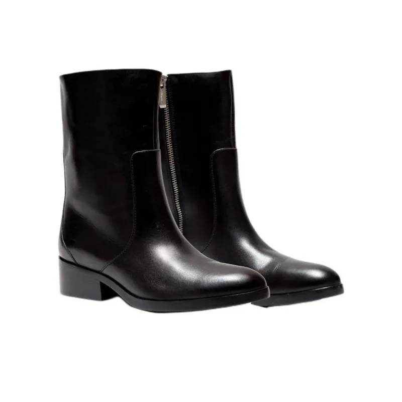 3.1 Phillip Lim Lucien Ankle Boots 4cm Women's Black-2