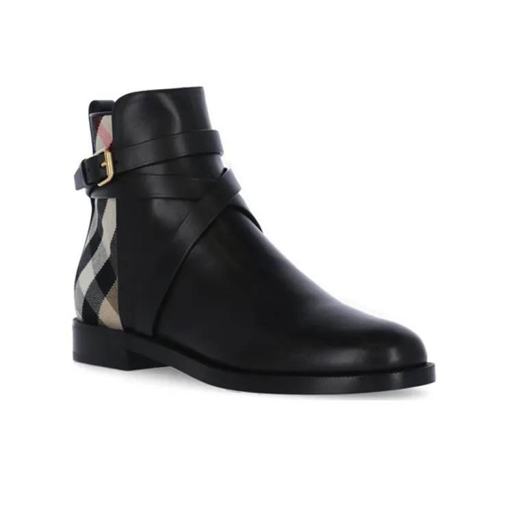 Burberry Schwarz Ankle Boots Women's Black-2