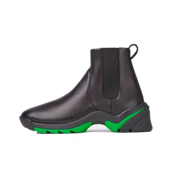 Bottega Veneta Flash High Top Sneaker Black Green