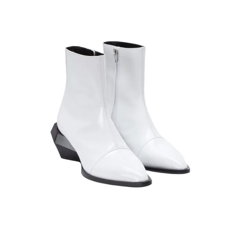 BALMAIN Billy Patent-leather Ankle Boots-2