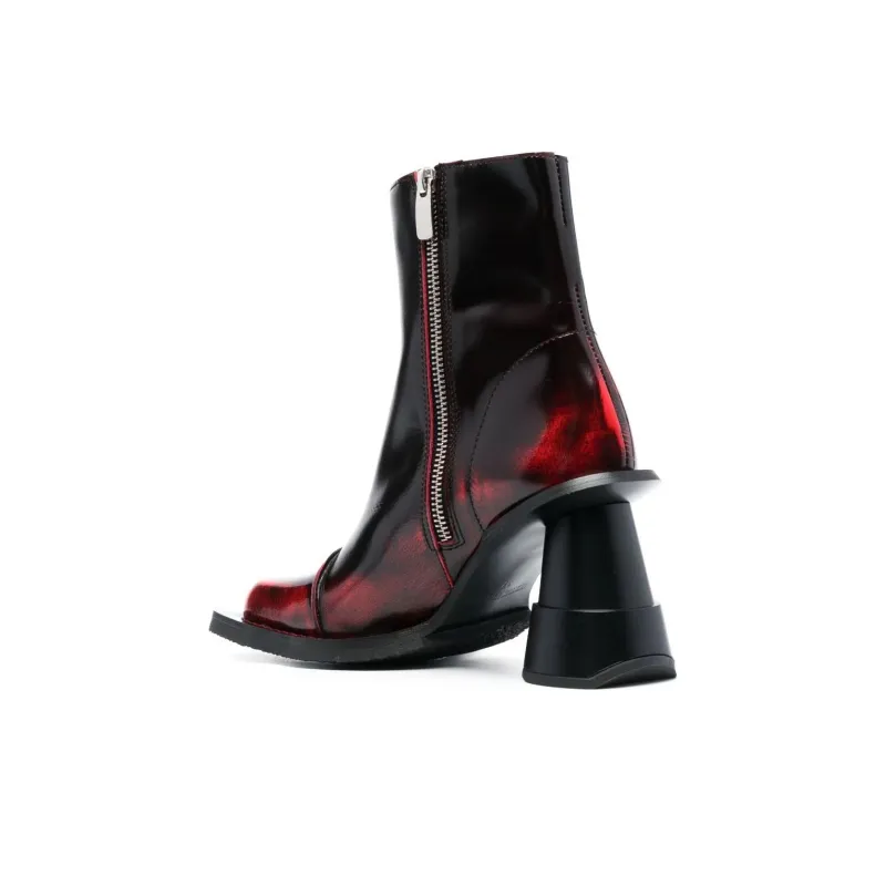 HENRIK VIBSKOV Elle Driver Heel 100mm Leather Boots-2