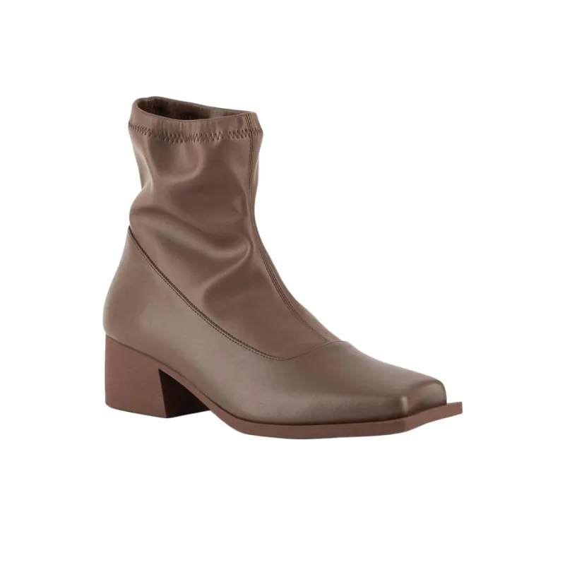 ISSEY MIYAKE x UNITED NUDE Ankle Boots 4.5cm Women's Brown-2