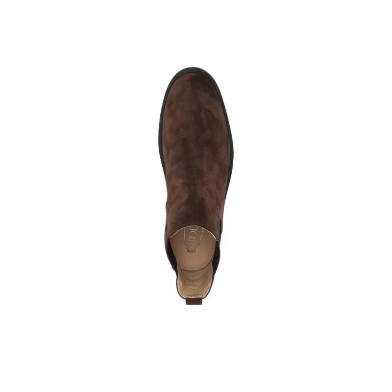 TOD'S Tronchetto Round Toe Boots-4