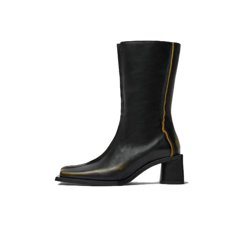 MIISTA Ankle Boots 5cm Women's Black-0