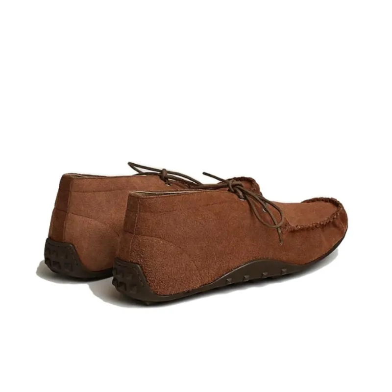 HERMES Ankle Boots Women's Brown-4