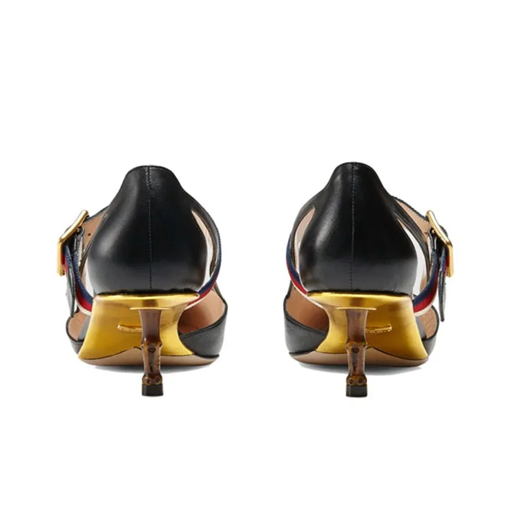 GUCCI Leather Pumps-4