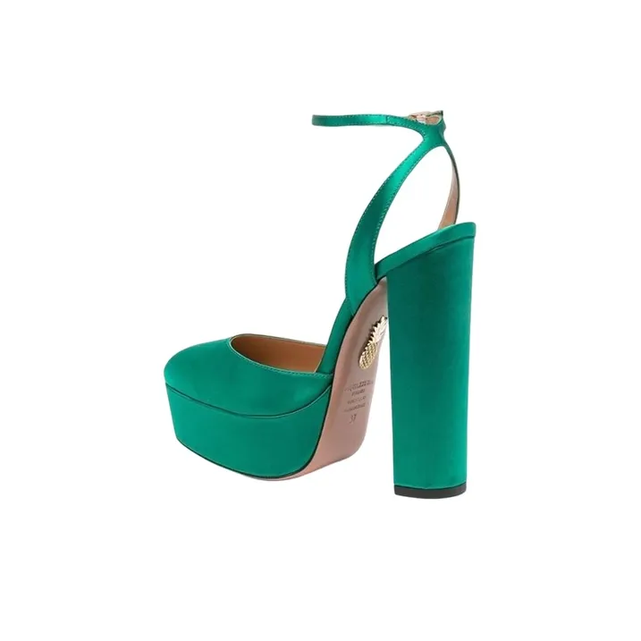 AQUAZZURA So High Plateau 140mm Pumps-3