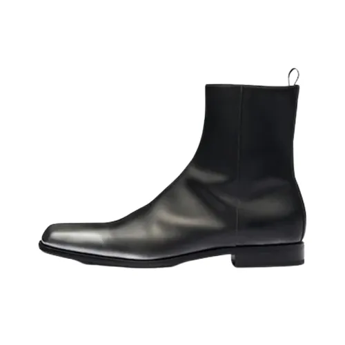 PRADA Ankle Boots Men Black