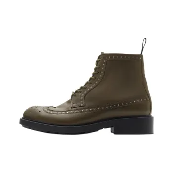 Burberry Loch Ankle Boots Men's Green