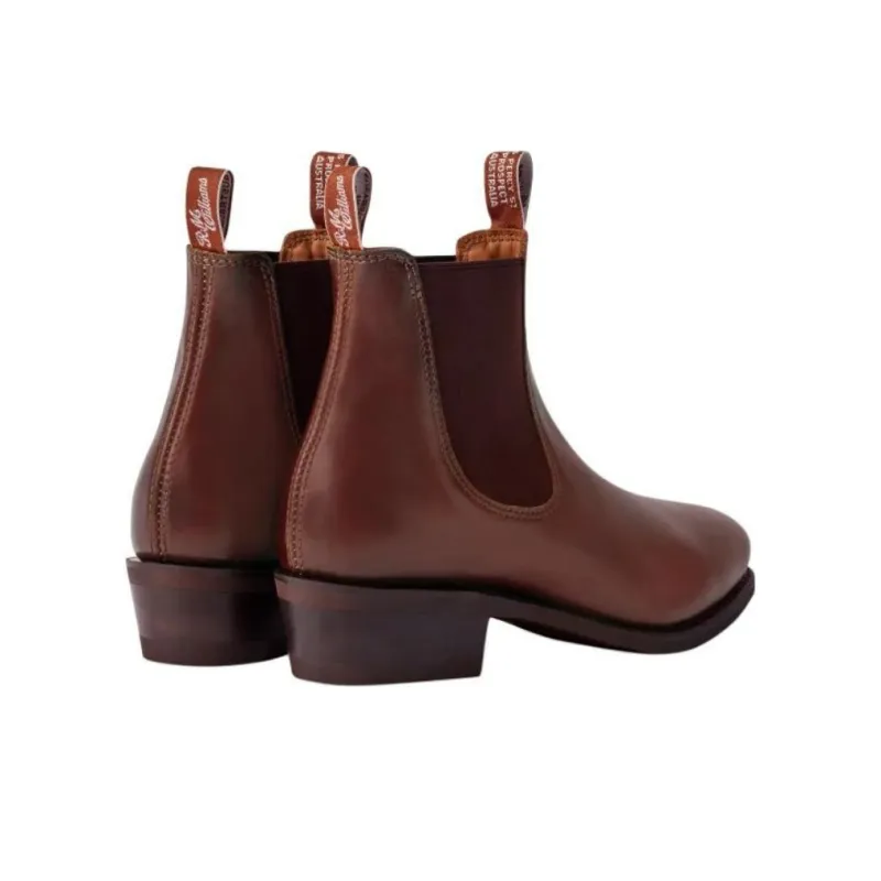 R.M.WILLIAMS Short Chelsea Boots 4.5cm Women's Red-3