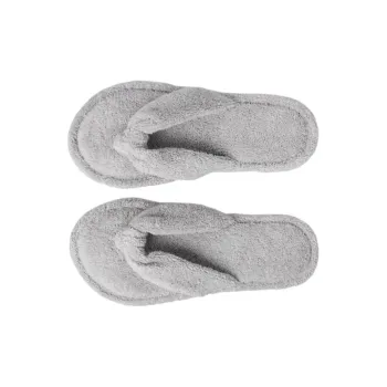 JOYTOUR Disposable Towel Fabric Flip Flops Thong Clip Toe Slippers Home Slippers One Size