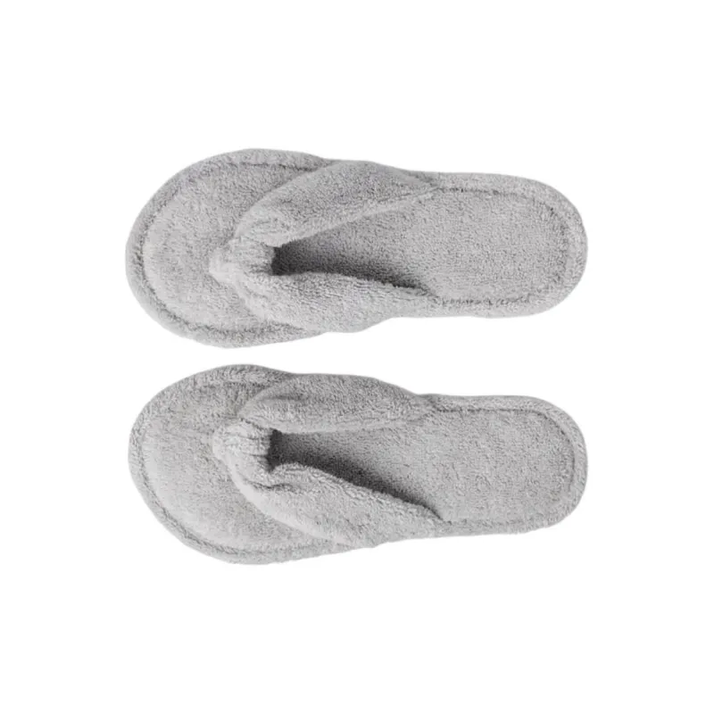 JOYTOUR Disposable Towel Fabric Flip Flops Thong Clip Toe Slippers Home Slippers One Size-0