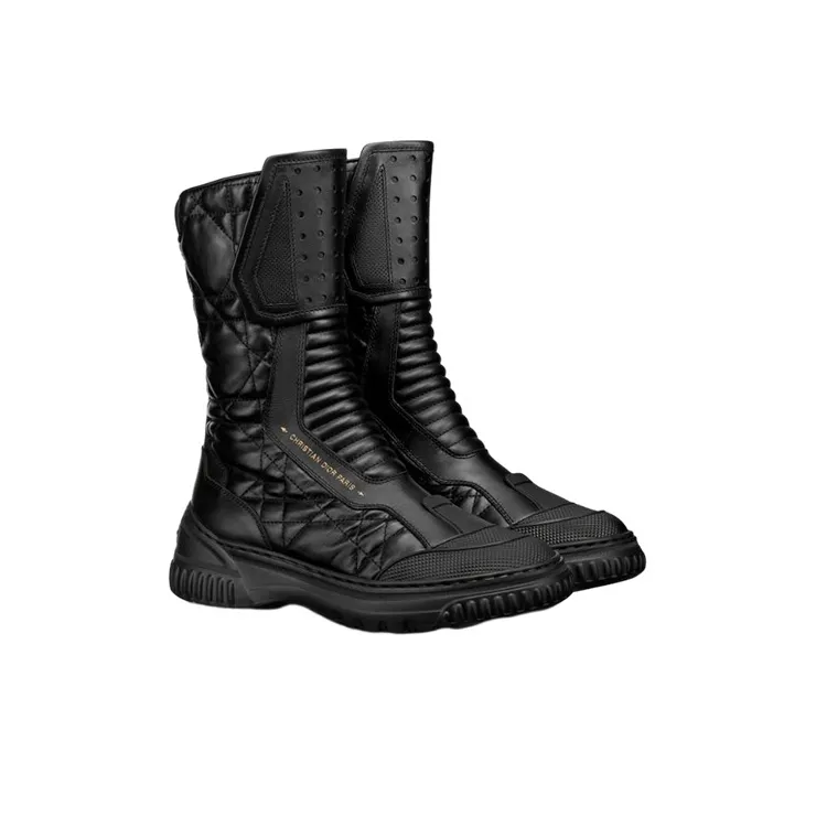 DIOR D Leader Ankle Boots Women's Black-1