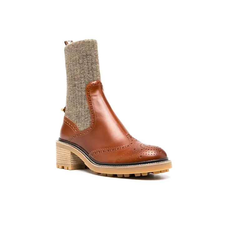 Chloé Chelsea Boots Women's Brown-2