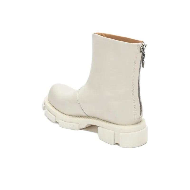 Both Ankle Boots Women's White-3