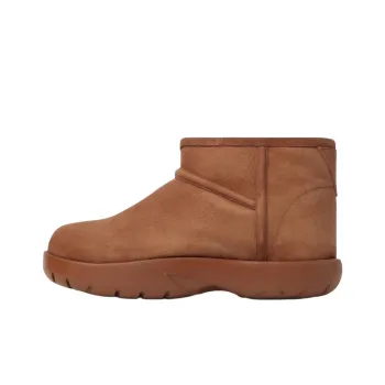 Bottega Veneta Snap Ankle Length Snow Boots Women's Brown