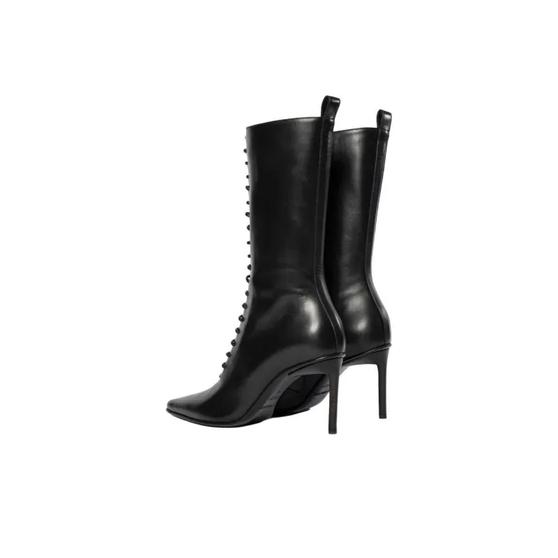 Ann Demeulemeester Casey Ankle Boots 8cm Women's Black-3