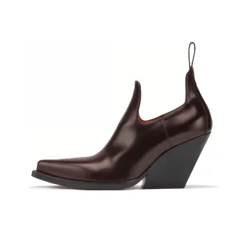 Bottega Veneta Lean Ankle Boots Women's Brown Black