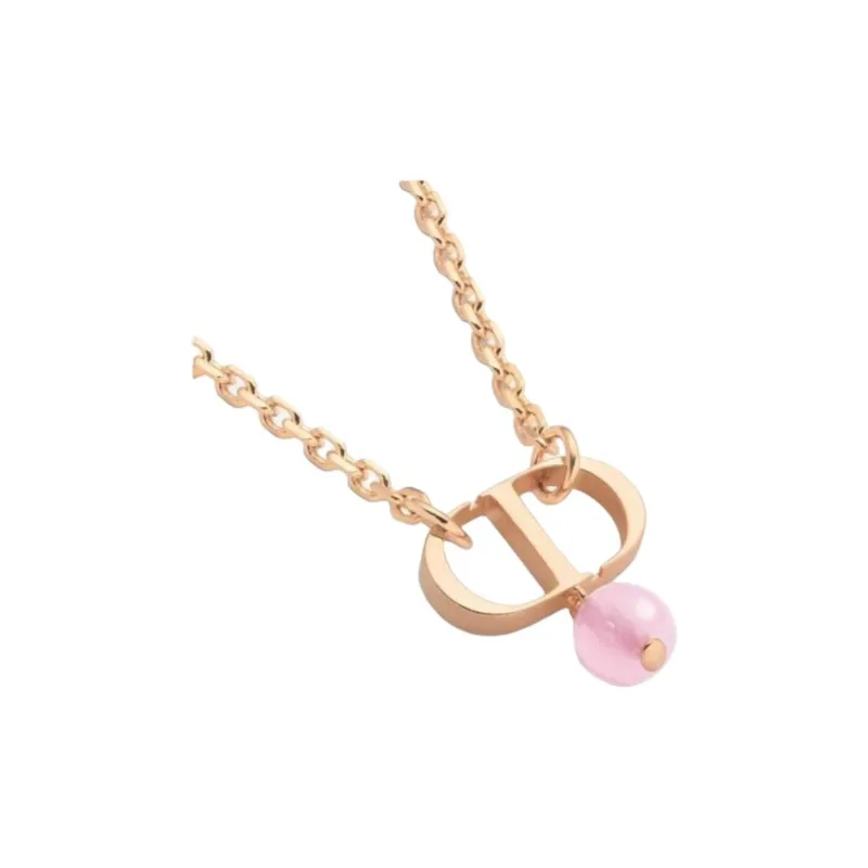 DIOR Resin, Metal, Pearl Necklaces Women's Gold-3