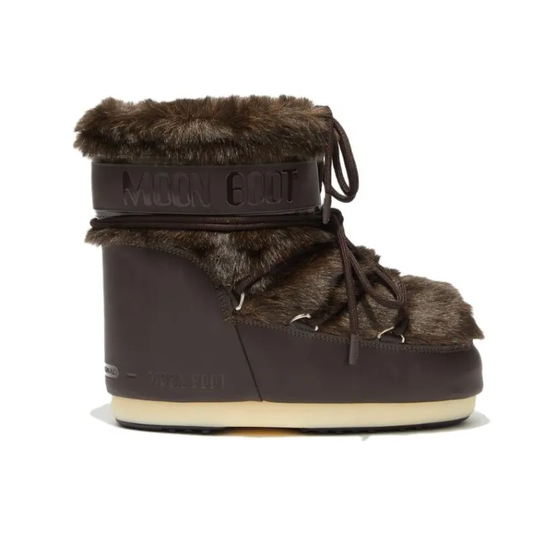 Moon Boot Icon Low Faux-Fur Lace-Up Boots-1