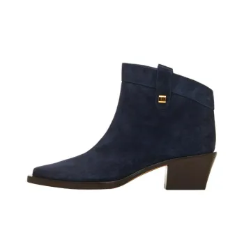 MAISON SKORPIOS Alexandra Ankle Boots 6cm Women's Marine Blue